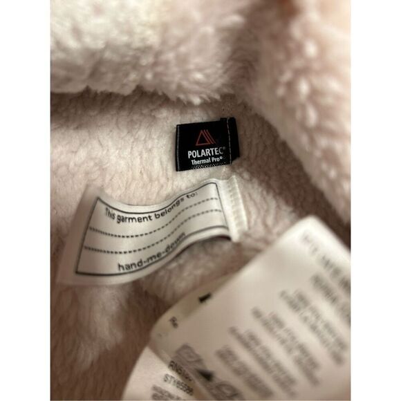 Patagonia Re-Tool Light Pink Snap-T Fleece Pullover Girls Size XL (14) - Picture 7 of 7